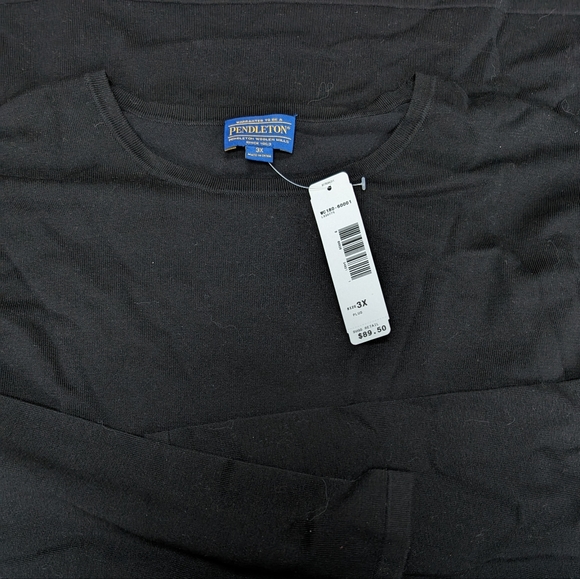 Pendleton Long-Sleeve Silk Blend Sweater - Picture 3 of 3